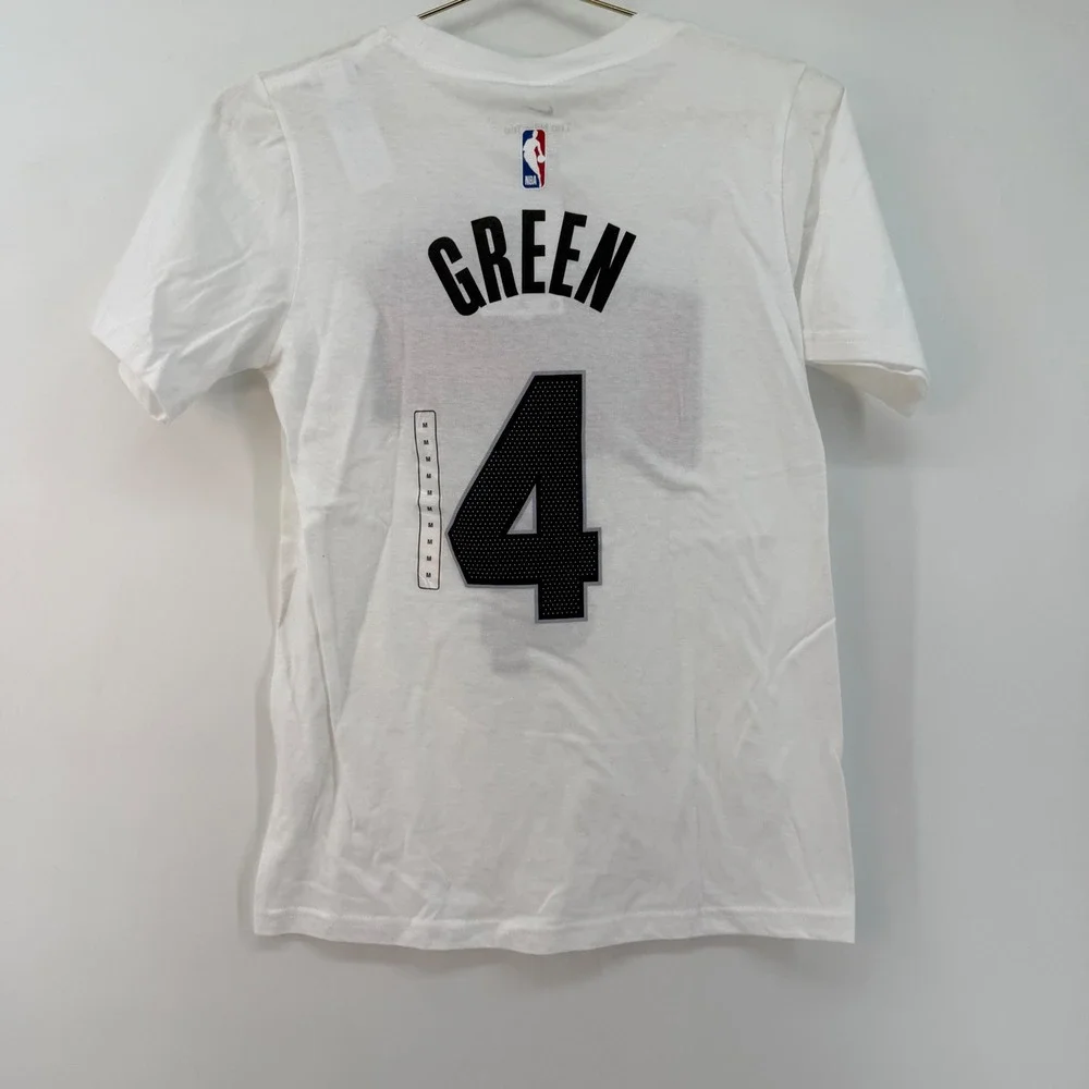 Nike Kids Houston Rockets NBA H Town‎ Green Jersey T Shirt Size M 10 12